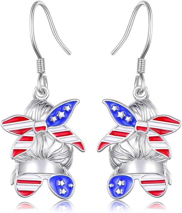 4th of July Earrings for Women 3 pack